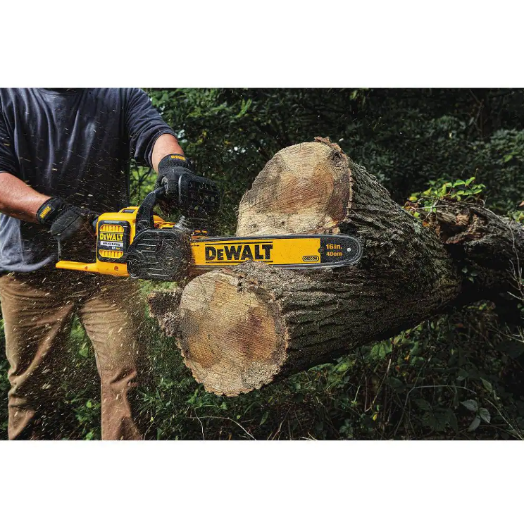 DEWALT 16" 60V MAX Brushless Cordless Battery Powered Chainsaw Kit with (1) FLEXVOLT 3Ah Battery & Charger