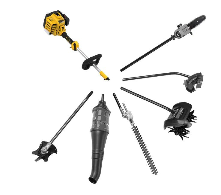 DEWALT 27cc 2-Stroke Gas Straight Shaft String Trimmer with Attachment Capability